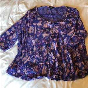 Lucky Brand Plus Size Blouse